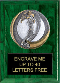 Golf Motion Extreme Color Plaques- Male