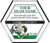 Color Hexagon Soccer Plaque [PHXSC11]