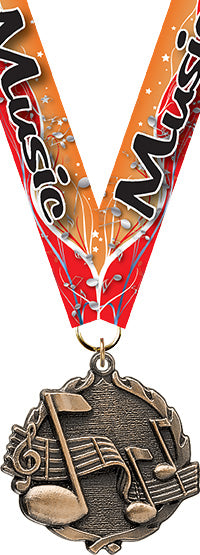 Music Wreath Medal- Bronze [MP18-MC-B]