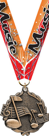 Music Wreath Medal- Bronze [MP18-MC-B]