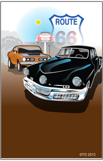 Auto | Racing- Classic Cars Plaque Insert [BBP-1702]
