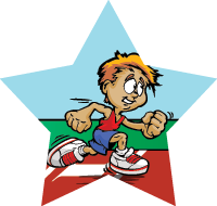 Kids/Pee-Wee: Track Male Star Insert [ST-3425]