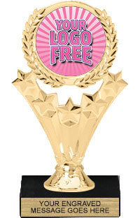 Custom 5 Star Wreath Insert Trophy [TXi-M499]
