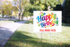 Birthday Balloons Yard Sign - 18 x 12 inch [YS1812-BDAY-BLN]