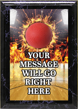 Dodgeball ColorPlate Plaque [PCEP-DGBL-57]