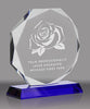 Crystal Octagon on Cobalt Blue Base - 6.25 inch [CPOCTB-6]