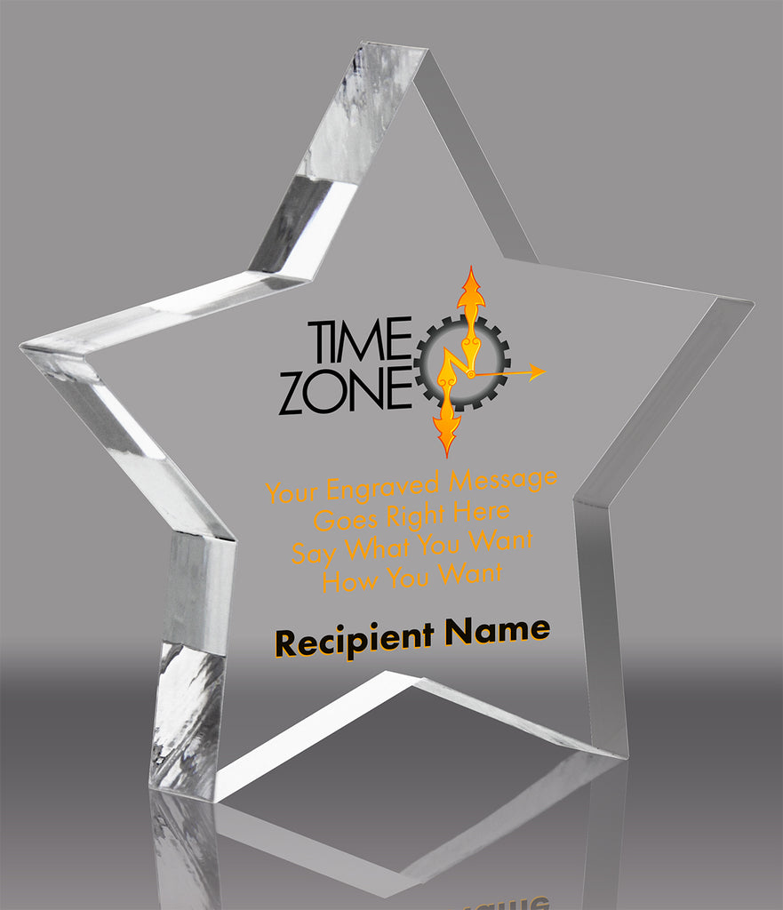 Acrylic Full Color Star Award - 6 inch [A75STR-6-FC-Q]