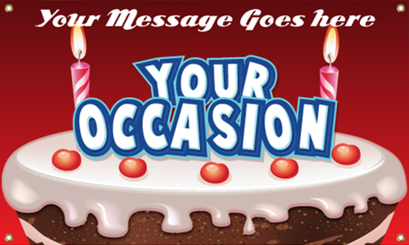 Occasion Vinyl Banner- Cake [VB-OCC-CAK]