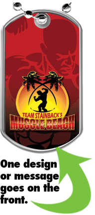 Custom 2-Sided Dog Tags [DT34CUS2SD]