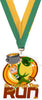 St. Paddy's Day Run Colorix-M Acrylic Medal [MACR5-SNTPTRN-Q]
