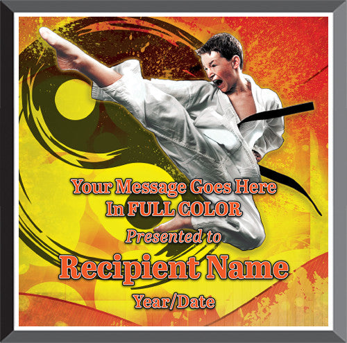 Martial Arts Square Graphix Plaques