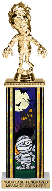 Halloween Mummy Rectangle Column Trophy- 12 inch [TSQ12STK-MUM]