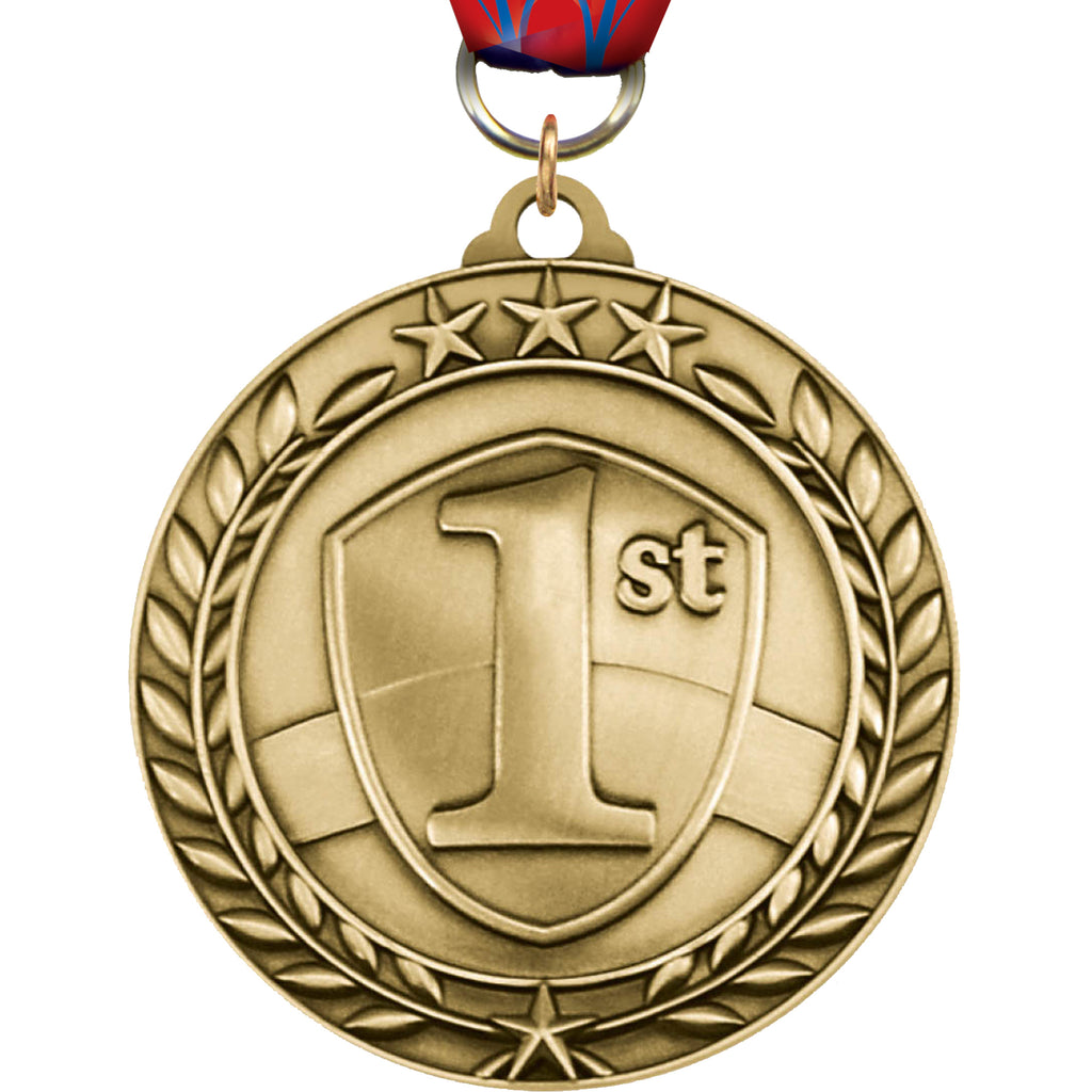First Place Dimensional Medal - Gold [MSW2-1ST-G]