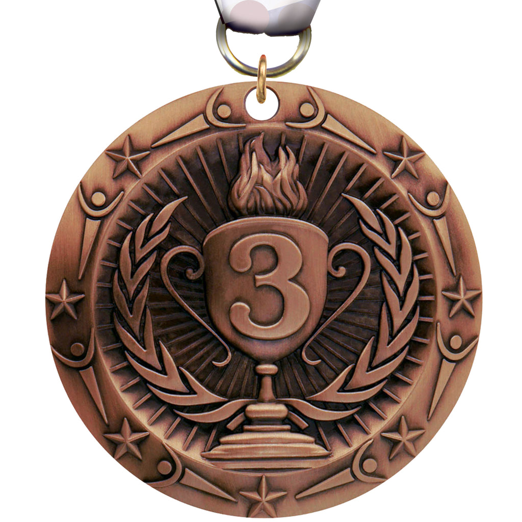 3rd Place World Class 3" Medal [MSWC3-3RD]