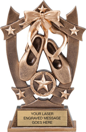 Ballet Arch Resin Trophy - 6.25"  [RMARC6-BLT]