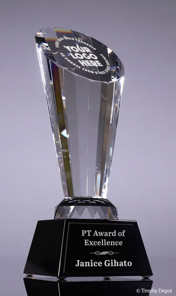 Spotlight Crystal Award on Black Base [CM311-9]