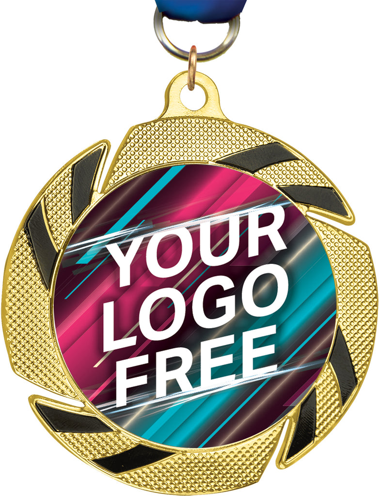 2.75 inch Two-Tone Custom Insert Medal [MXJ951]