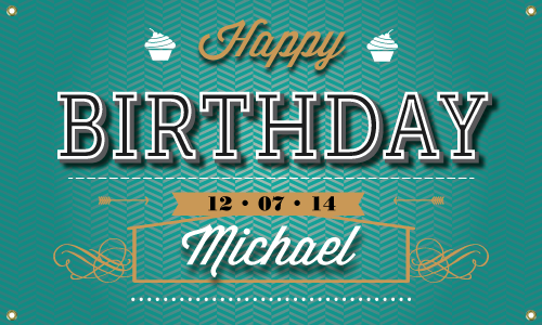 Occasion Vinyl Banner- Vintage [VB-OCC-VIN]