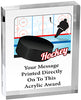 Hockey Vibrix Acrylic Award [ACB46V-HK]