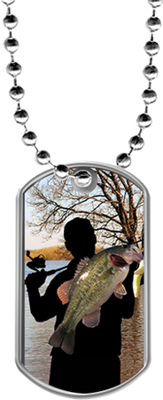 Fishing Dog Tags [DTLAM2-FSH]