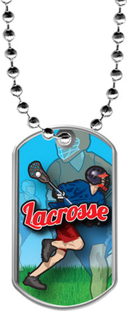 Lacrosse Dog Tags [DTLAM2-LC]