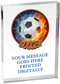 Soccer Vibrix Acrylic Award [A57BV-SC]
