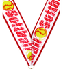 7/8 x 30 in. Softball Neck Ribbon [NKRB-1008]