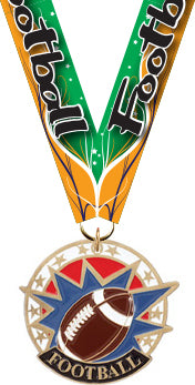 Football USA Sport Medal- Gold [M2USA-FB-G]