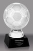 Crystal Soccer Balls on Crystal Base- 9.25 inch [CMSC283]