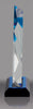 Acrylic Diamond with Blue Reflective Bottom - 8.75 inch [ADIA8-BLU]