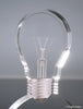 Acrylic Bright Idea Clear Lightbulb Award - 7 inch [ATLTBLB-CLR]