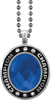 Blue Gem Silver Champion Charm [CSOV-CHMP-STN-BLU-S]