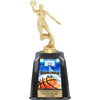Basketball Female Exclusive Tri-Tower Trophy - 10 inch [TRTWR10-BKF]
