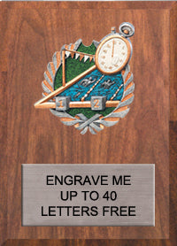 6"x8" Swimming Millennium Plaque [PMC68-SW]