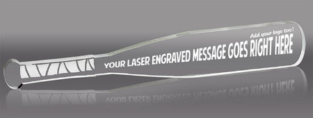 Acrylic Softball Bat Award - 15 inch [ABAT-SB-15-Q]