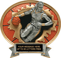 Basketball Female Sport Blaster Resin Trophy [RSPBL7-BKF]