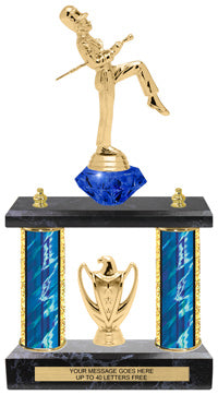Two-Post Diamond Riser Trophy [TDR2P16] – Trophy Depot