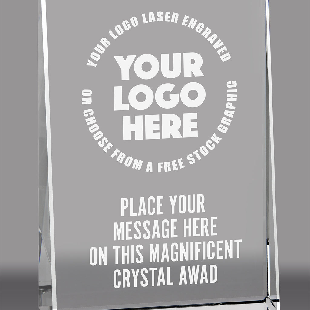 Crystal Vertical Wedge Awards