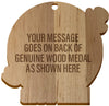 Custom Engraved Wood Medal- 3.75 inch [MXWE375]