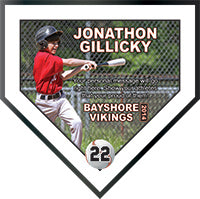 Full Coverage Photo Home Plate Plaque [HPMFCP14-FL]