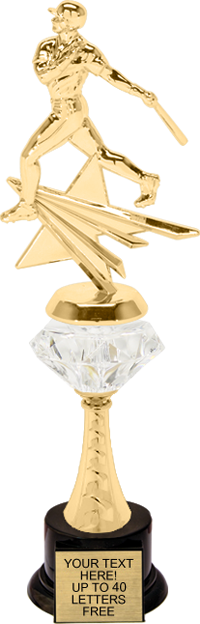 Baseball Rising Star Diamond Riser Trophy [TRDDRSS-13-BS]