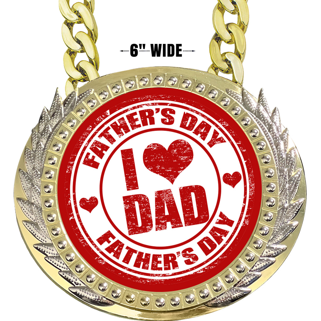 Fathers Day 6 inch Presidential Metal Champ Chain [CCSPR-FDY]