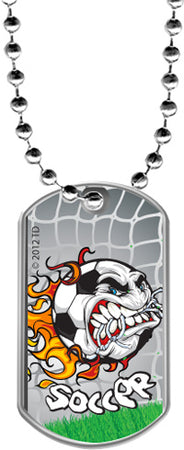 Soccer Dog Tags [DTLAM2-SC]