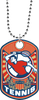 Tennis Monster Dog Tag [DTXL-TN]