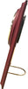 Cherry Finish Clock with Three-Hand Movement Wall Mount or Shelf Stand [TWC1014]
