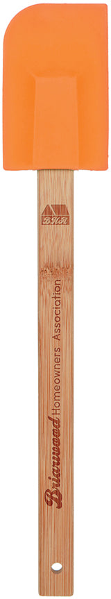 Silicone Spatula with Bamboo Handles- Orange [SPTJ11-ORG]