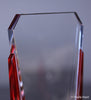 Bethesda Optical Crystal Award - Red 8.5 inch [CPBETH8-RED]