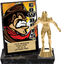 Cowboys Mascot Billboard Plaque [PBB6-MSCT-CWBY]
