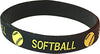 Softball Silicone Wrist Band [BJTB-SB]