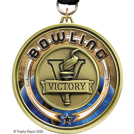 3" Eclipse Insert Medal - Victory Torch - TD Exclusive! [MEL1-VY]